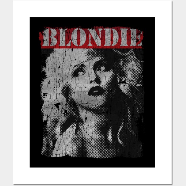 TEXTURE ART - BLONDIE ROCKS Wall Art by ZiziVintage